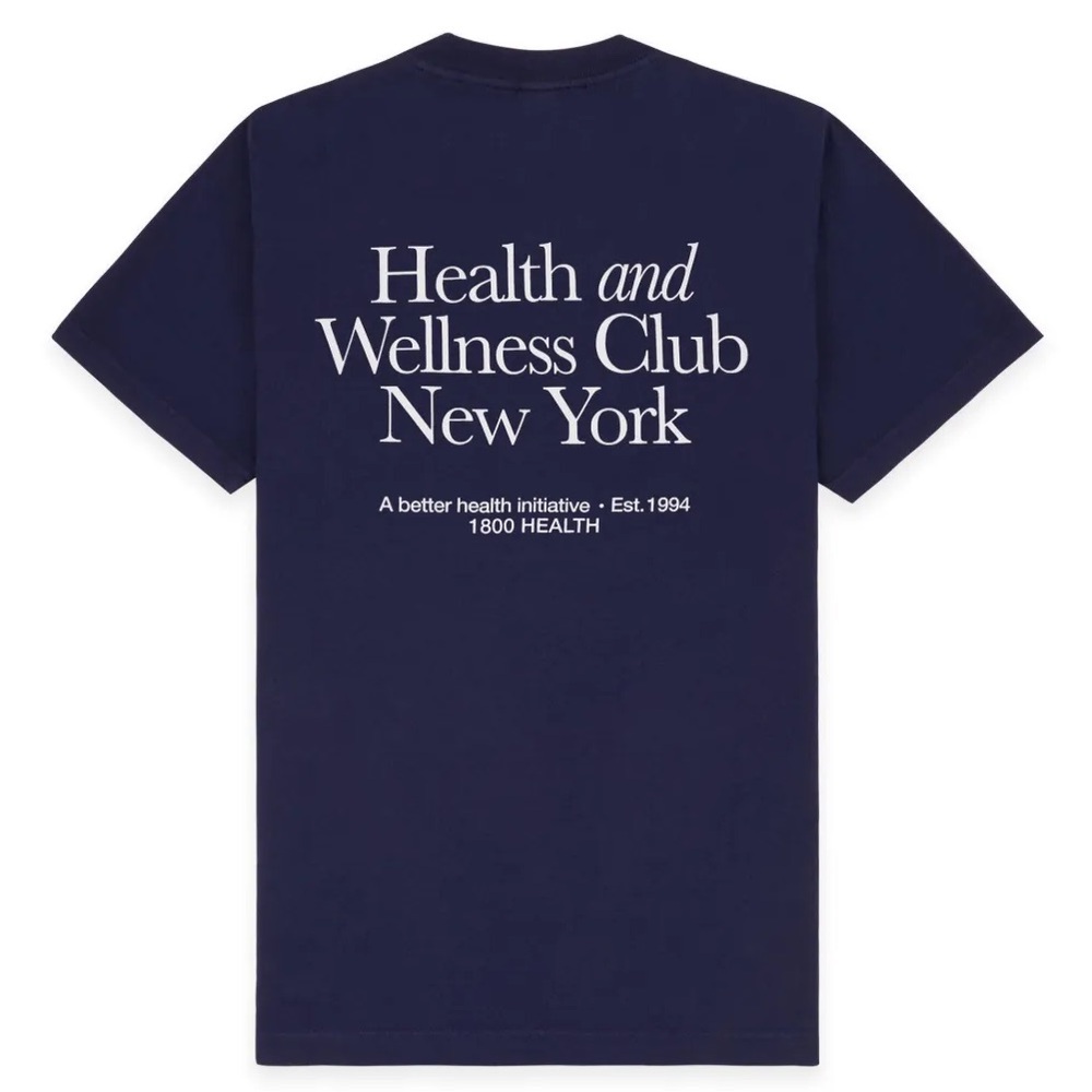 Sporty & Rich Blue Crewneck Tee